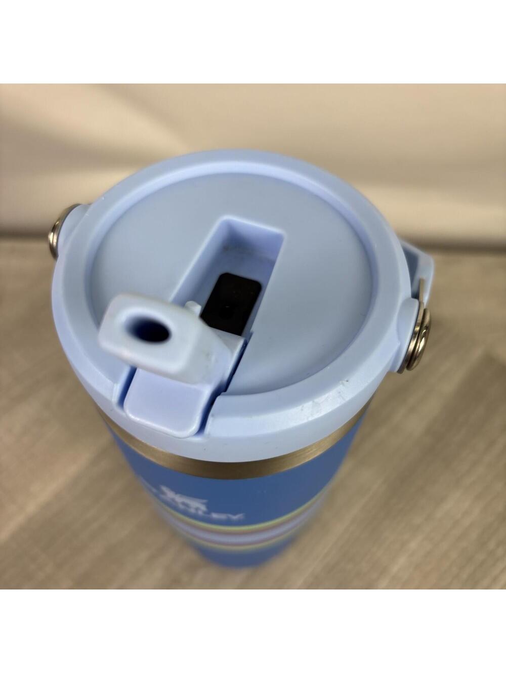 Stanley 30oz Varsity IceFlow Flip Straw Tumbler Azure Mesh Limited Edition - Picture 10 of 15